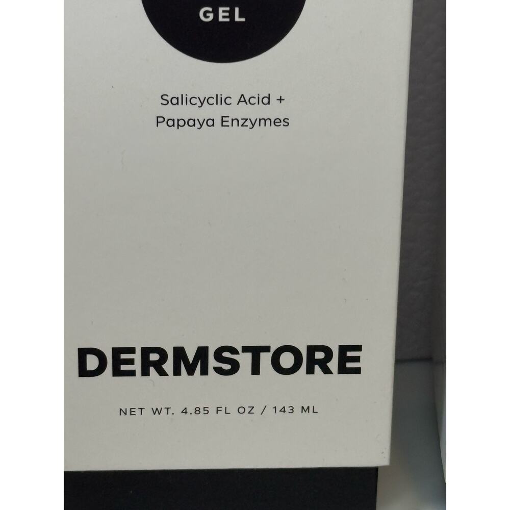 DermStore Daily Cleansing Gel w Salicyclic Acid + Papaya Enzymes BUNDLE of 2-NEW - Picture 2 of 4